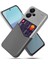 Xiaomi Için Redmi Note 13 Pro+Kasa Bezi+Pu Deri+Pc Kart Tutucu Telefon Kapak-Grey (Yurt Dışından) 1