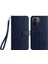 Xiaomi Redmi 12C 4g Için Mikrofiber Deri Telefon Kapağı, Stand Cüzdan Geometrik Basılı Case-Mavi (Yurt Dışından) 1