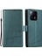 Xiaomi Için 13 Case Anti -Drop Baskılı Cüzdan Stand Pu Deri Telefon Kapağı -Yeşil (Yurt Dışından) 1