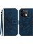 Xiaomi Için Redmi Not 13 4g Deri Cüzdan Flip Cover Ayçiçeği Desen Telefon Vaka-Dark Mavi (Yurt Dışından) 1