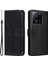 Xiaomi Redmi K60 ULTRA/13T/13T Pro Telefon Kabuğu Stand Pu Deri Cüzdan Case-Black (Yurt Dışından) 1