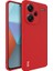 Xiaomi Redmi Için Note 13 Pro+ Durum Düz Kenar Tpu Arka Kapak Kırmızısı (Yurt Dışından) 1