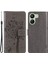 Xiaomi Redmi Için 13C 4g/poco C65 4g Kılıf Baskılı Cüzdan Telefon Kapak-Grey (Yurt Dışından) 1