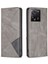 Xiaomi 13T/13T Pro/redmi K60 Ultra Kılıf Manyetik Pu Deri Kart Yuvası Telefon Kapak Grey (Yurt Dışından) 1