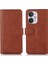 Xiaomi Redmi Için 13C 4g/poco C65 4g Case Cowhide Doku Katlanabilir Stand Telefon Kapak Kılıfı (Yurt Dışından) 1