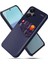 Xiaomi Redmi Için Note 13 Pro+Kasa Bezi+Pu Deri+Pc Kart Tutucu Telefon Kapak Mavisi (Yurt Dışından) 1