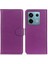 Xiaomi Redmi Için Note 13 Pro 5g Cep Telefonu Kılıfı Litchi Doku Flip Deri Deri Kapak Morası (Yurt Dışından) 1