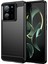 Xiaomi Redmi K60 ULTRA/13T/13T Pro Karbon Fiber Doku Kapağı Fırçalanmış Tpu Anti-Drop Telefon Kılıfı Black (Yurt Dışından) 1
