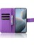 Xiaomi Redmi K70 5G/K70 Pro 5g Elmas Doku Kitabı Katlanır Flip Folio Cover-Purple (Yurt Dışından) 2