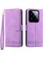 Xiaomi 14 Pro Case Kırmızı Dayanıklı Pu Deri Deri Telefon Stand Kapak-Morası (Yurt Dışından) 1