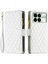 Xiaomi Redmi Için K70E 5g Case Fermuar Cüzdan Stand Kapağı Strap-White (Yurt Dışından) 1