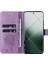 Xiaomi Için Telefon Kabuğu 14 Pro Kasası Stand Cüzdan Cep Telefonu Kapak Işık Mor (Yurt Dışından) 2