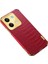 Xiaomi Için Redmi Note 13 5g Case Timsah Doku Deri+Tpu Telefon Geri Kabuk Kapak-Kırmızı (Yurt Dışından) 1
