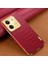 Xiaomi Için Redmi Note 13 5g Case Timsah Doku Deri+Tpu Telefon Geri Kabuk Kapak-Kırmızı (Yurt Dışından) 2
