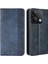 Xiaomi Için Redmi Note 13 5g Cep Telefonu Kapak Kılıfı Cüzdan Retro Pu Deri Kabuk Mavisi (Yurt Dışından) 1