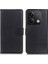 Xiaomi Için Redmi Not 13 5g/13 5g (Çin) Pu Pu Deri Litchi Doku Flip Cüzdan Telefon Koruyucu-Black (Yurt Dışından) 1