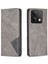 Xiaomi Için Redmi Note 13 4g Deri Kılıf Kart Yuvalı Manyetik Kapanış Grey (Yurt Dışından) 1