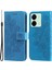 Xiaomi Redmi 13C 4g/poco C65 4g Case Anti-Cratch Pu Deri Deri Cüzdan Telefon Kapak Mavisi (Yurt Dışından) 1
