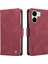 Xiaomi Redmi Için 13C 4g/poco C65 4g Case Pu Pu Deri Tam Koruma Telefon Kapak Kırmızısı (Yurt Dışından) 1