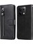Xiaomi Redmi Için Note 13 Pro 5g Case Deri Telefon Kapağı Fermuar Cüzdan Stand-Black (Yurt Dışından) 1