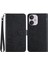 Xiaomi Redmi 13C 4g/5g/poco C65 4g Cüzdan Deri Kılıfı El Strap-Black (Yurt Dışından) 1