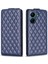 Xiaomi Redmi 13C 4g/poco C65 4g Baskılı Dikey Flip Pu Deri Telefon Kılıf Kart Yuvaları Kapak Mavisi (Yurt Dışından) 1