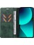 Xiaomi 13T/13T Pro/redmi K60 Ultra Case Pu Deri Litchi Doku Doku Cüzdan Kapak Yeşil (Yurt Dışından) 2