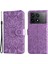 Xiaomi Için Redmi K70E 5g Kasa Cüzdanı Baskılı Pu Deri Telefon Stand Kapak-Moral (Yurt Dışından) 1