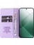 Xiaomi Için 14 Case Anti Drop Pu Deri Cüzdan Telefon Kapak Işık Mor (Yurt Dışından) 2