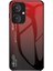 Xiaomi Redmi 13C 5g Temperli Cam+Pc+Tpu Kasası Değerlendirim Telefon Kapak Sınıflandırıcı Kırmızı Siyah (Yurt Dışından) 1