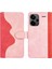 Xiaomi Redmi Için Note 13 Pro+ 5g Case Folio Flip Pu Deri Deri Cüzdan Telefon Kapak Pembe (Yurt Dışından) 1