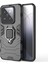 Xiaomi 14 Pro Vaka Şok Geçirmez Telefon Kapağı Kickstand Pc+Tpu Telefon Shell-Black (Yurt Dışından) 1