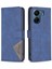 Xiaomi Redmi Için 13C 4g/poco C65 4g Kasa Cüzdan Telefon Kapağı Şok Geçirmez Pu Deri Kabuk-Mavi (Yurt Dışından) 1