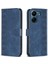 Xiaomi Redmi Için 13C 4g/poco C65 4g Kılıf Baskılı Telefon Kapağı Standı Pu Deri + Tpu Telefon Kabuğu Cüzdan-Mavi (Yurt Dışından) 1