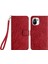 Xiaomi Için 11 Lite 5g Ne/mı 11 Lite 5g/mi 11 Lite 4g Case Stand Manyetik Deri Cep Telefonu Kapak-Kırmızı (Yurt Dışından) 1