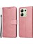 Xiaomi Için Redmi Note 13 4g Case Pu Deri Kapak Cüzdan Kart Yuvaları Pink (Yurt Dışından) 1