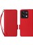 Xiaomi Için Redmi Note 13 5g Kapak Deri Cüzdan Stand Cep Telefon Kılıfı Strap-Red ile (Yurt Dışından) 1