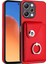 Xiaomi Redmi Için 12 4g Cep Telefonu Kapak Kart Yuvaları Kickstand Case-Red (Yurt Dışından) 1