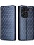 Xiaomi Için Redmi Note 13 Pro+ Case Rhombus Cüzdan Mavisi ile Basılmış Pu Deri Kapağı (Yurt Dışından) 1