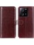 Xiaomi Için Redmi K60 ULTRA/13T/13T Pro Case Cüzdan Çılgın At Dokusu Şok Geçirmez Stand Deri Telefon Kapak-Kahverengi (Yurt Dışından) 1