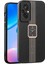 Xiaomi Redmi Için 11 Prime 4g Kılıf Deri+Tpu+Akrilik Elektrumanlı Telefon Kapak Black (Yurt Dışından) 1