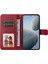 Xiaomi Için Redmi K70 Pro 5G/K70 5g Kasa Deri Kapak Cüzdan Stand Telefon Kabuğu Strap-Red ile (Yurt Dışından) 2