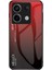 Xiaomi Redmi Için Note 13 Pro 5g Temperli Cam Kılıf Şok Geçirmez Telefon Kapak Sınıflandırıcı Kırmızı Siyah (Yurt Dışından) 1