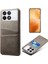 Xiaomi Redmi K70 Pro 5G/K70 5g Case Anti-Fall Pu Deri+Pc Telefon Kabuğu 2 Kart Yuvası Grey (Yurt Dışından) 1