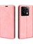 Xiaomi Redmi Için Note 13 Pro 5g Kasa Flip Pu Deri Deri Touch Telefon Kapak Pembe (Yurt Dışından) 1