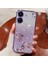 Xiaomi Redmi Için 13C 4g/poco C65 4g Kasa Çiçek Desen Cep Telefonu Tpu Gradient Arka Kapak Morası (Yurt Dışından) 1