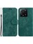 Xiaomi Redmi K60 ULTRA/13T/13T Pro Case Lovely Tiger Dracrint Cep Telefonu Deri Kapak Yeşil (Yurt Dışından) 1