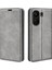 Xiaomi Redmi Için 13C 4g/poco C65 4g Kasa Deri Manyetik Cilt Touch Akıllı Telefon Kapak Grey (Yurt Dışından) 1