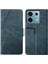 Xiaomi Redmi Için Note 13 Pro 5g Pu Deri Cüzdan Kılıf Buzağı Dokusu Flip Telefon Kapak Mavisi (Yurt Dışından) 1