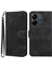 Xiaomi Redmi Için 13C 4g/poco C65 4g Case Callet Fil Kafası Folio Telefon Kapak Black (Yurt Dışından) 1